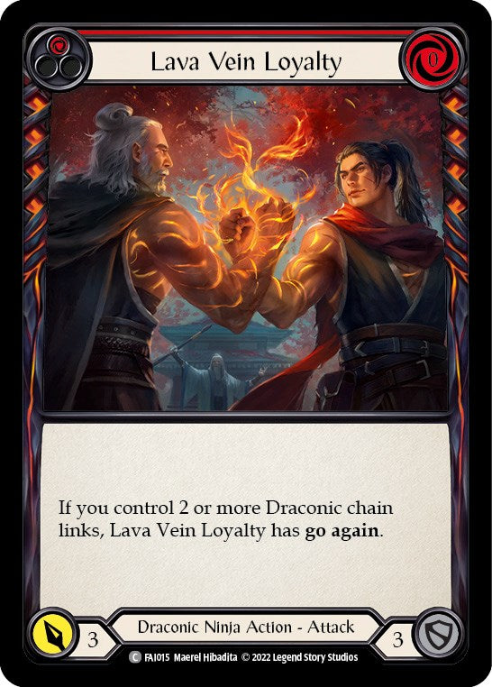 Flesh and Blood TCG | Lava Vein Loyalty (Red) [FAI015] (Uprising Fai Blitz Deck) | The Nerd Merchant