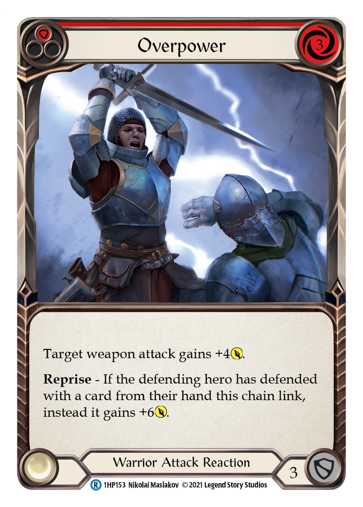 Flesh and Blood TCG | Overpower (Red) [1HP153] (History Pack 1) | The Nerd Merchant