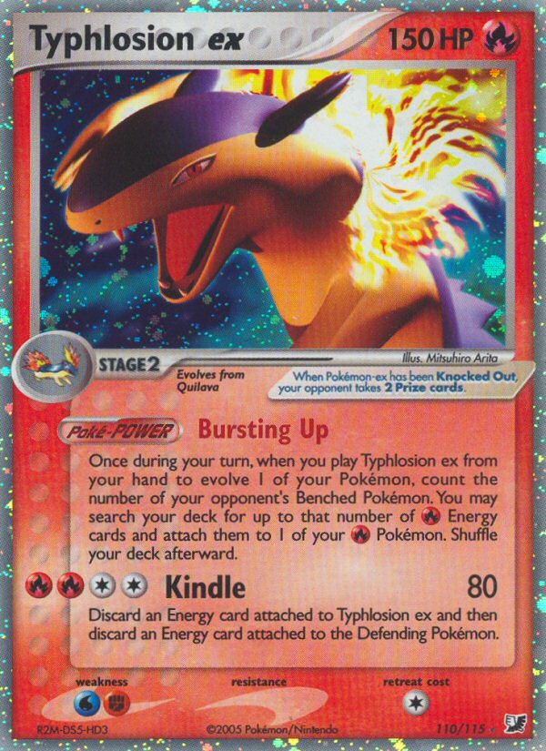 Pokemon | Typhlosion ex (110/115) [EX: Unseen Forces] | The Nerd Merchant