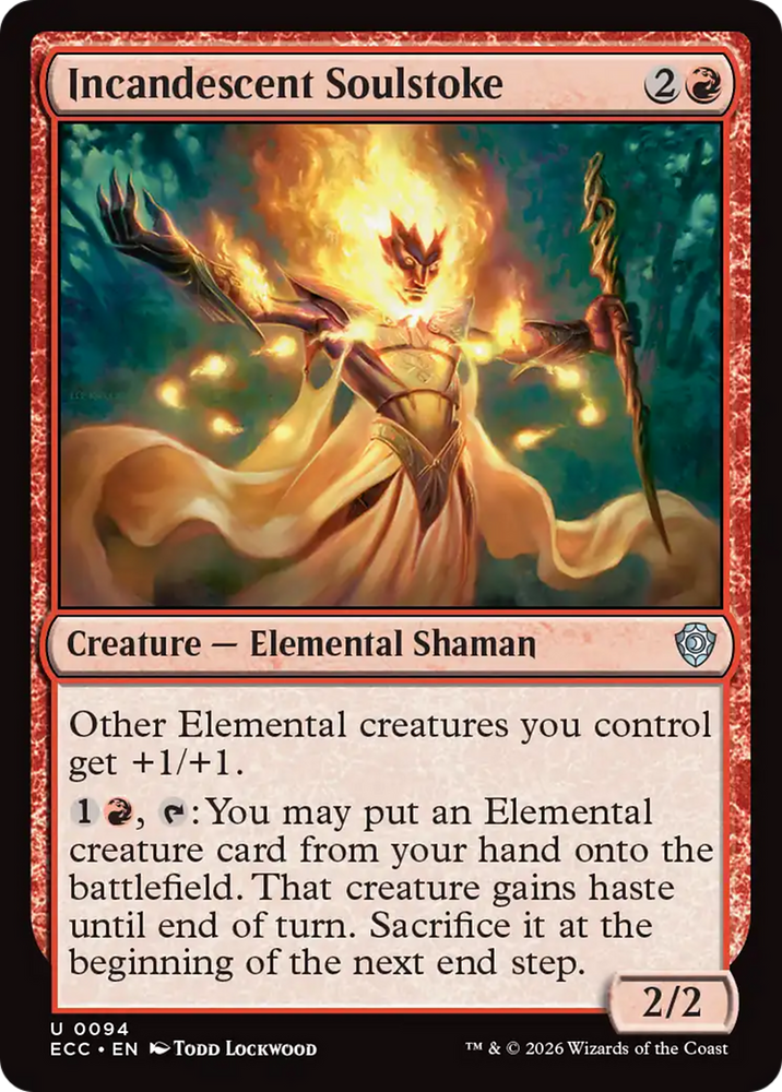 Magic | Incandescent Soulstoke [Lorwyn Eclipsed Commander] | The Nerd Merchant