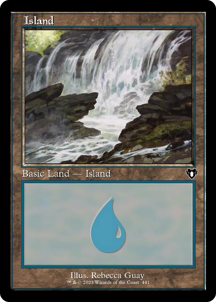 Magic | Island (441) (Retro) [Commander Masters] | The Nerd Merchant