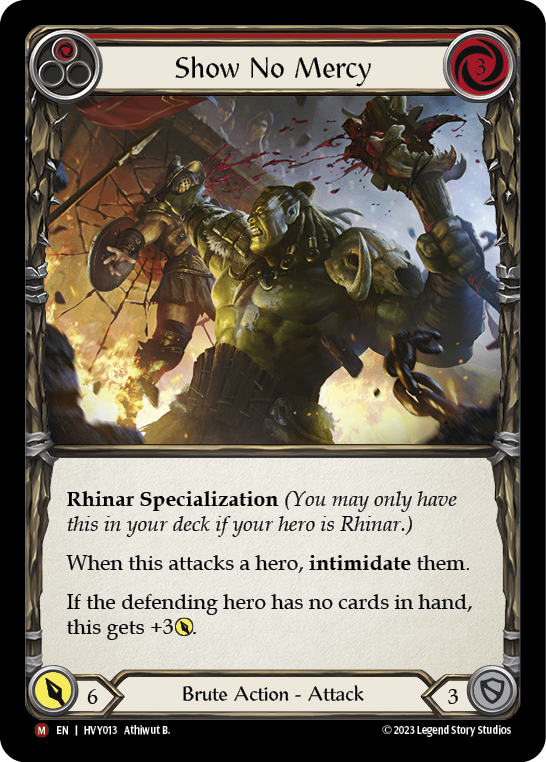 Flesh and Blood TCG | Show No Mercy [HVY013] (Heavy Hitters) | The Nerd Merchant