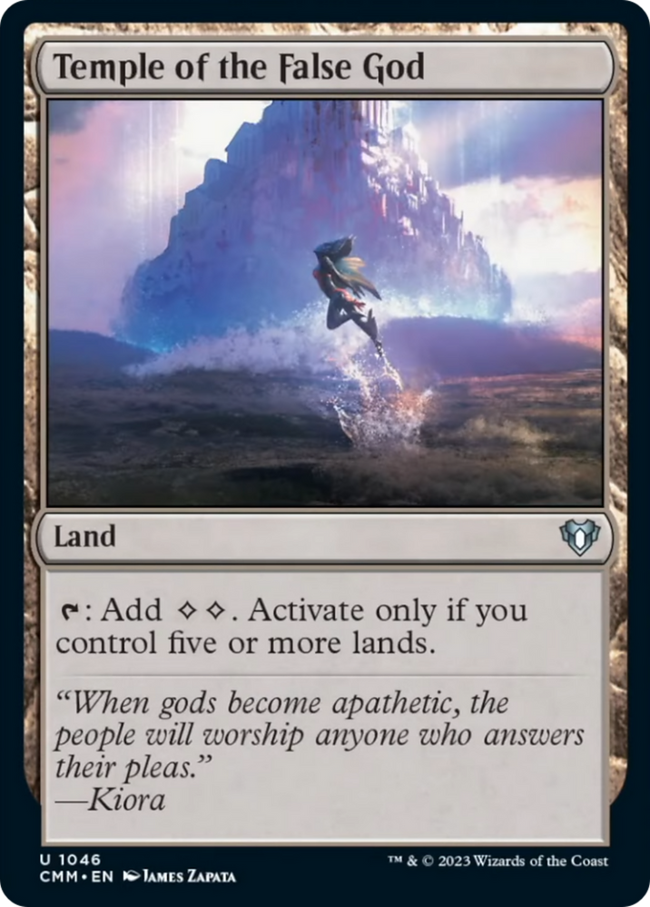 Magic | Temple of the False God [Commander Masters] | The Nerd Merchant