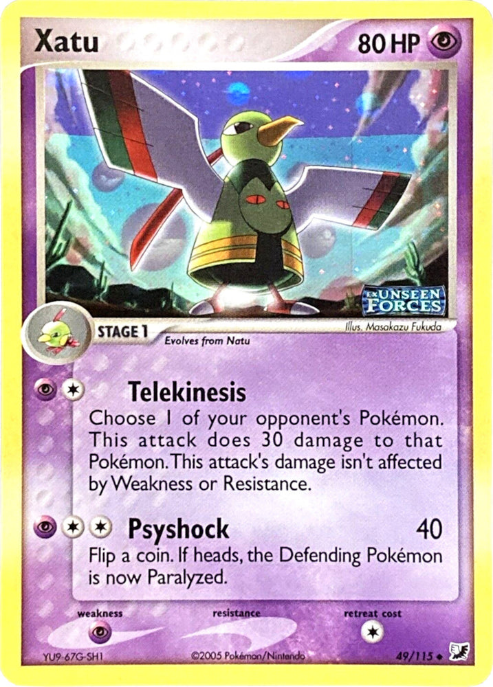 Pokemon | Xatu (49/115) (Stamped) [EX: Unseen Forces] | The Nerd Merchant
