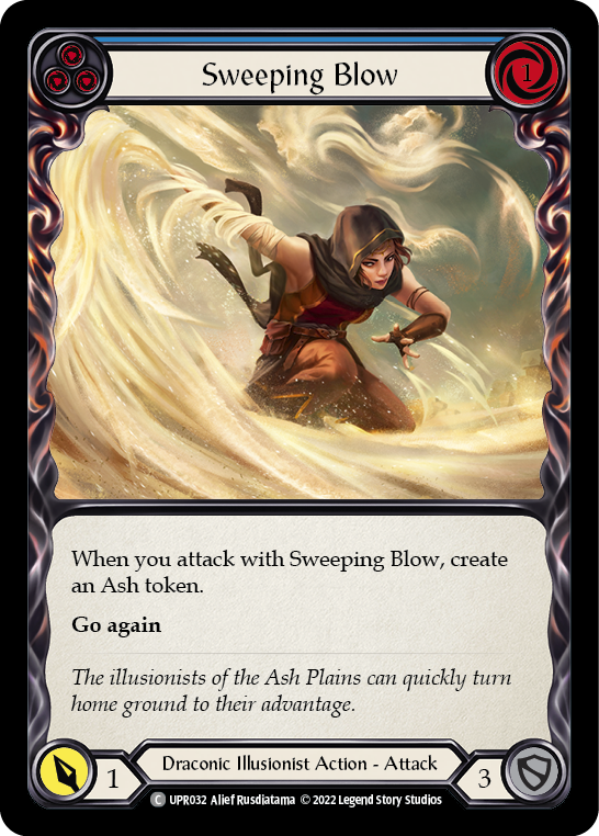 Flesh and Blood TCG | Sweeping Blow (Blue) [UPR032] (Uprising) | The Nerd Merchant
