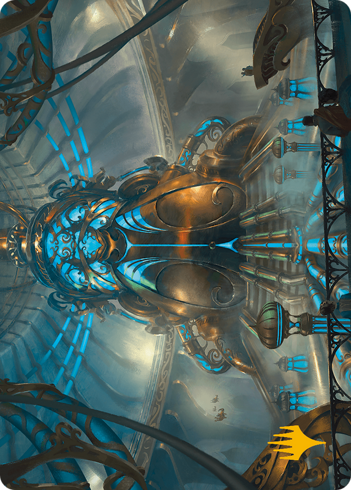 Magic | Aether Refinery Art Card (Gold-Stamped Planeswalker Symbol) [Modern Horizons 3 Art Series] | The Nerd Merchant