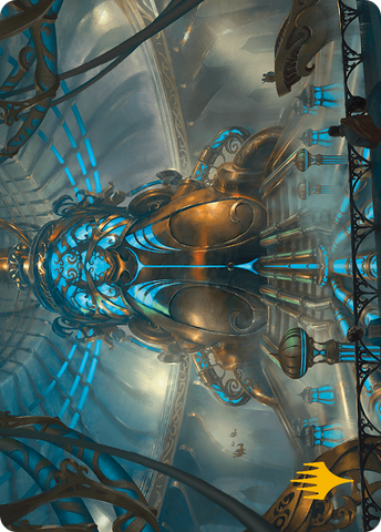 Magic | Aether Refinery Art Card (Gold-Stamped Planeswalker Symbol) [Modern Horizons 3 Art Series] | The Nerd Merchant