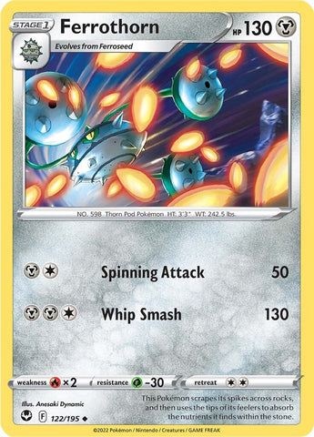 Pokemon | Ferrothorn (122/195) [Sword & Shield: Silver Tempest] | The Nerd Merchant