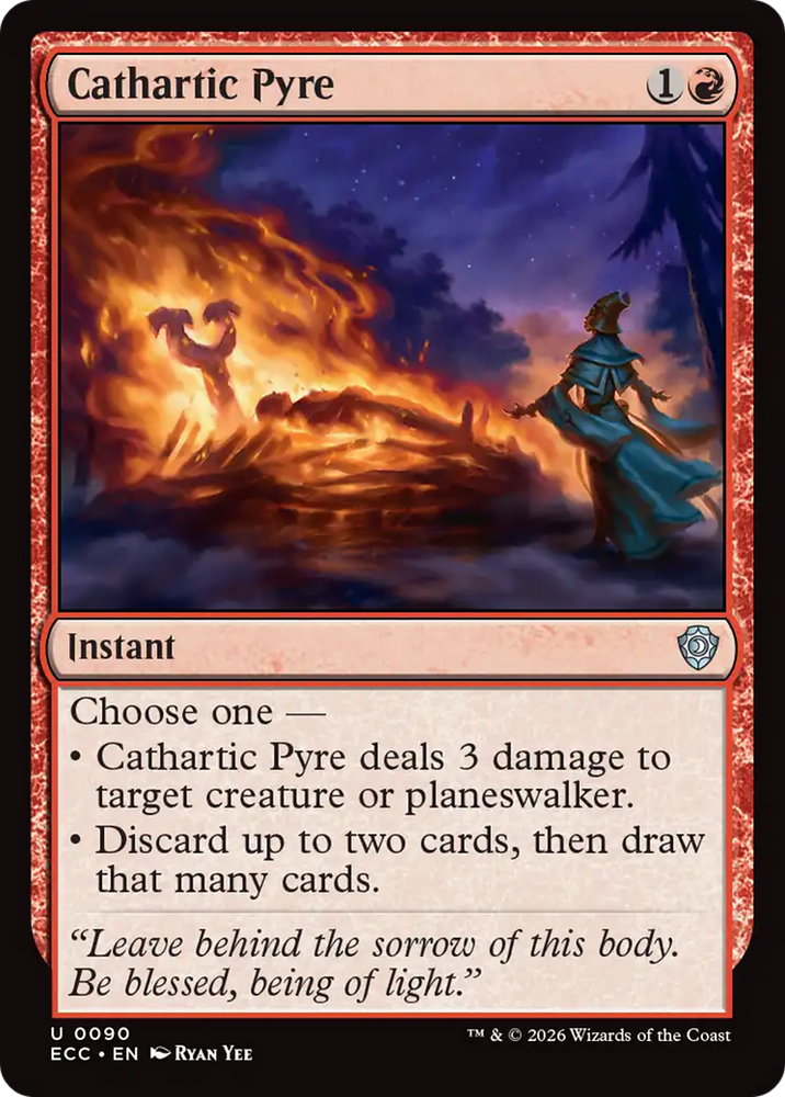 Magic | Cathartic Pyre [Lorwyn Eclipsed Commander] | The Nerd Merchant
