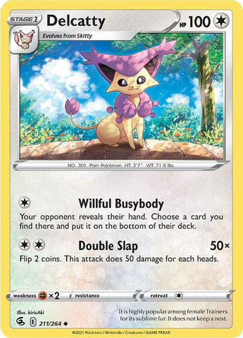 Pokemon | Delcatty (211/264) [Sword & Shield: Fusion Strike] | The Nerd Merchant