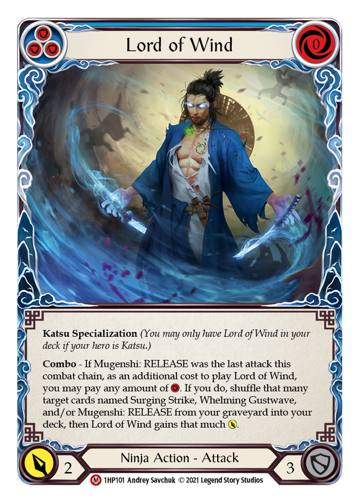 Flesh and Blood TCG | Lord of Wind [1HP101] (History Pack 1) | The Nerd Merchant