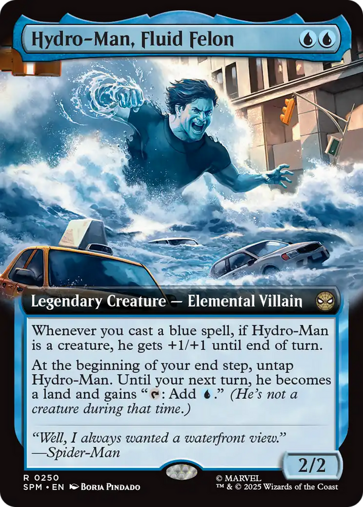 Magic | Hydro-Man, Fluid Felon (Extended Art) [Marvel's Spider-Man] | The Nerd Merchant