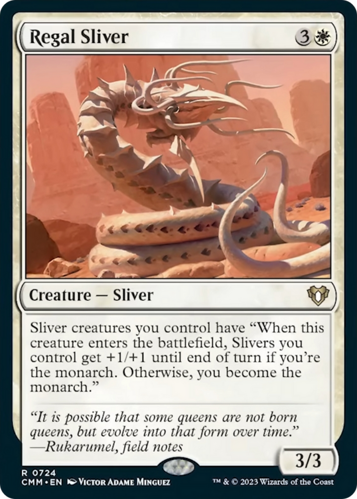 Magic | Regal Sliver [Commander Masters] | The Nerd Merchant