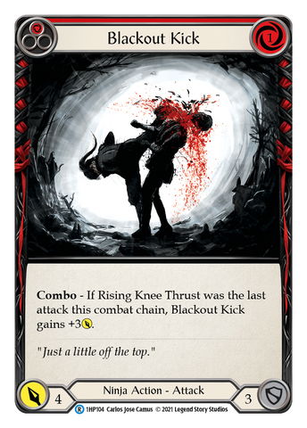 Flesh and Blood TCG | Blackout Kick (Red) [1HP104] (History Pack 1) | The Nerd Merchant