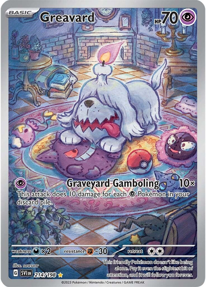 Pokemon | Greavard (214/198) [Scarlet & Violet: Base Set] | The Nerd Merchant