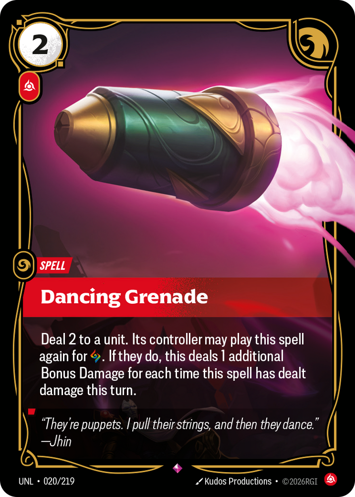Dancing Grenade (Foil) - Unleashed (020/219)
