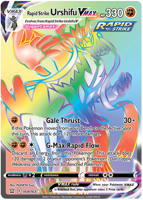Pokemon | Rapid Strike Urshifu VMAX (169/163) [Sword & Shield: Battle Styles] | The Nerd Merchant