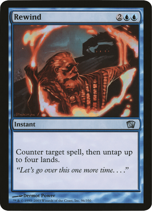 Magic | Rewind (Oversized) [Eighth Edition Box Topper] | The Nerd Merchant