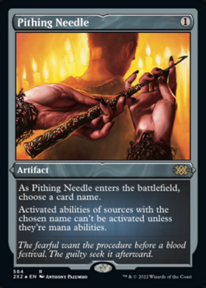 Magic | Pithing Needle (Foil Etched) [Double Masters 2022] | The Nerd Merchant
