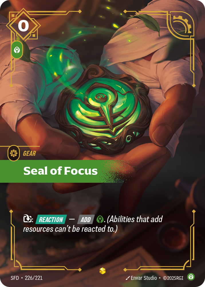Seal of Focus (Foil) - Spiritforged #226