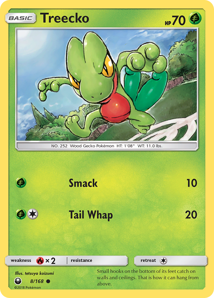 Pokemon | Treecko (8/168) [Sun & Moon: Celestial Storm] | The Nerd Merchant