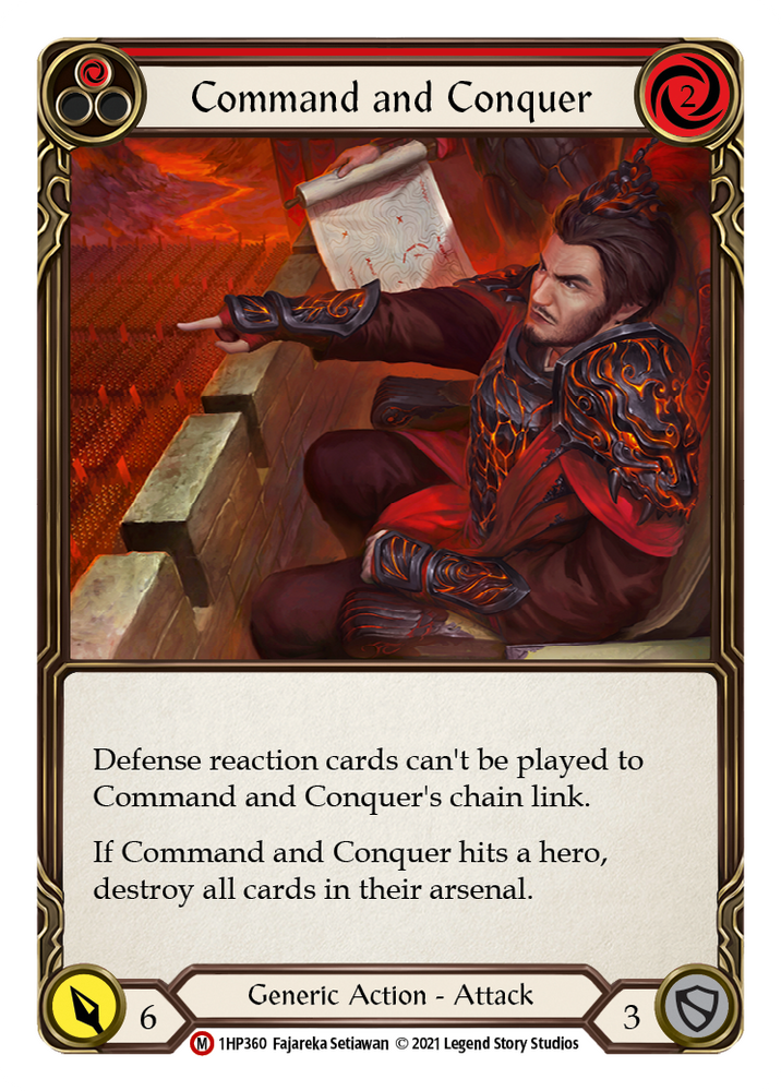 Flesh and Blood TCG | Command and Conquer [1HP360] (History Pack 1) | The Nerd Merchant