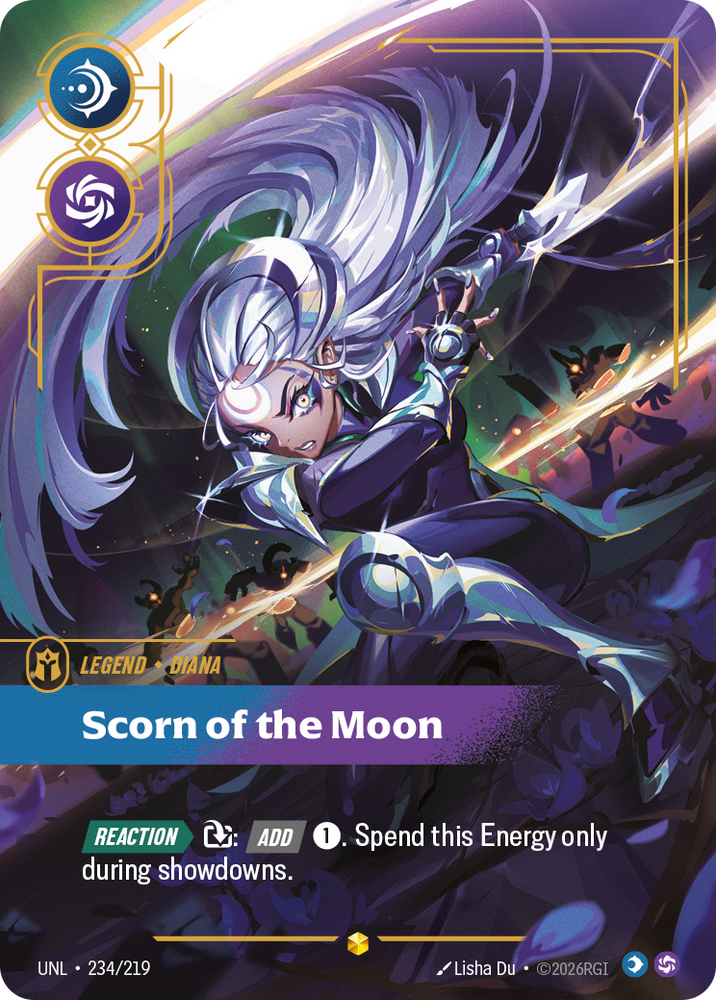 Diana - Scorn of the Moon (Overnumbered) (Foil) - Unleashed (234/219)