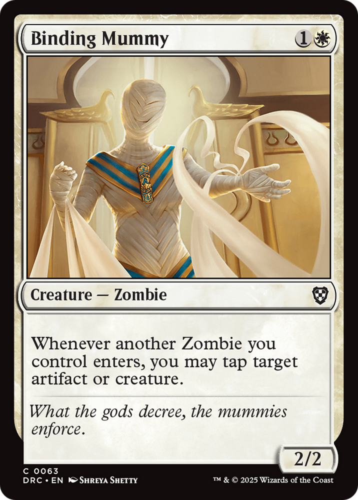 Magic | Binding Mummy [Aetherdrift Commander] | The Nerd Merchant