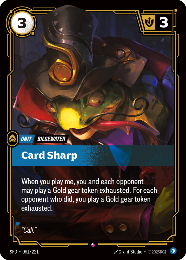 Card Sharp (Foil) - Spiritforged #81