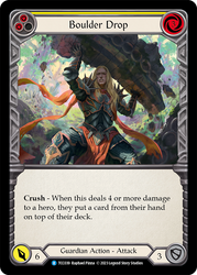 Flesh and Blood TCG | Boulder Drop (Yellow) [TCC039] (Round the Table: TCC x LSS) | The Nerd Merchant