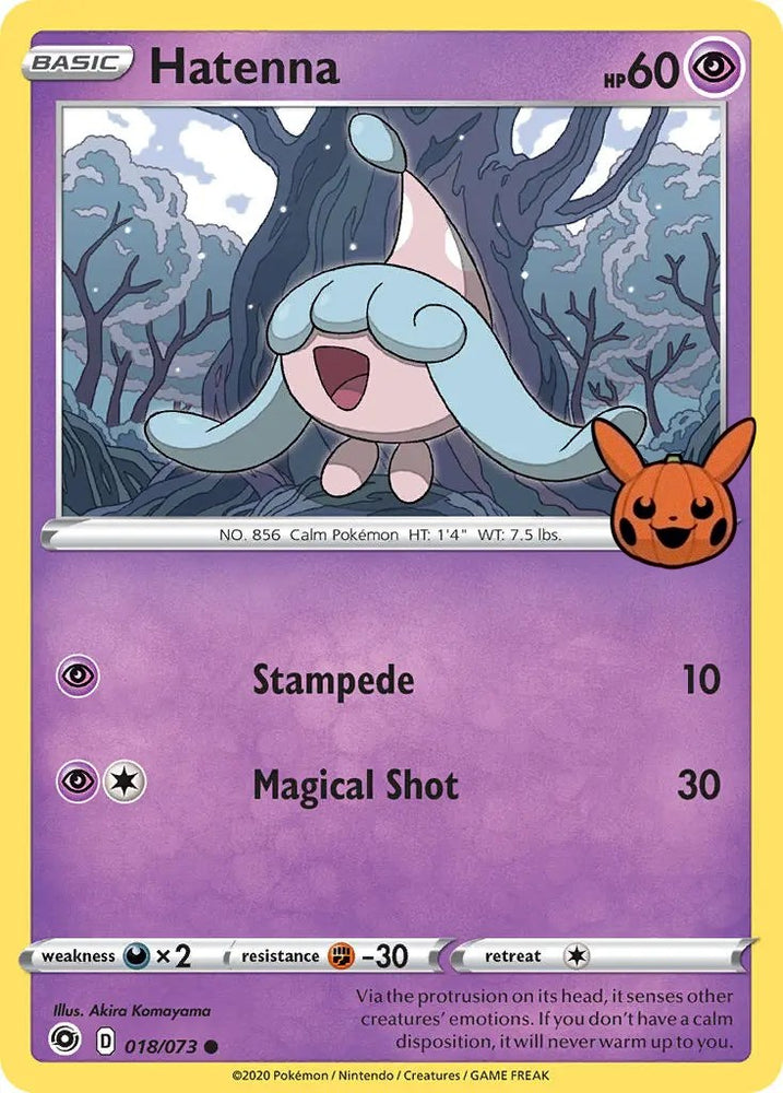 Pokemon | Hatenna (018/073) [Trick or Trade] | The Nerd Merchant