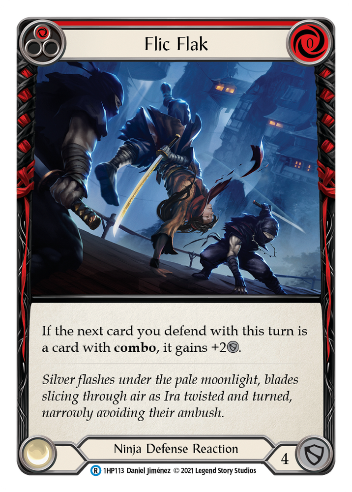 Flesh and Blood TCG | Flic Flak (Red) [1HP113] (History Pack 1) | The Nerd Merchant
