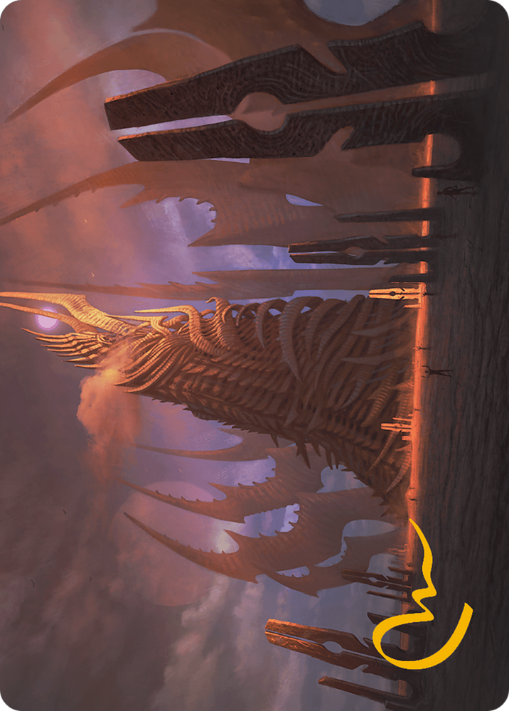 Magic | Phyrexian Tower Art Card (Gold-Stamped Signature) [Modern Horizons 3 Art Series] | The Nerd Merchant