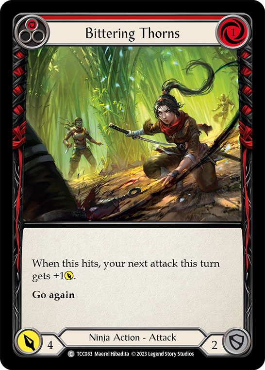 Flesh and Blood TCG | Bittering Thorns (Red) [TCC083] (Round the Table: TCC x LSS) | The Nerd Merchant
