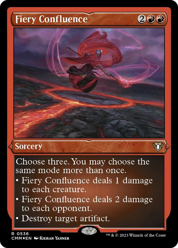 Magic | Fiery Confluence (Foil Etched) [Commander Masters] | The Nerd Merchant