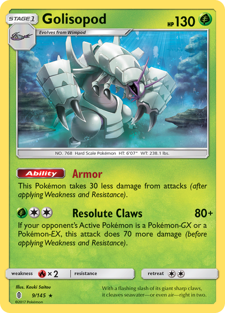 Pokemon | Golisopod (9/145) [Sun & Moon: Guardians Rising] | The Nerd Merchant
