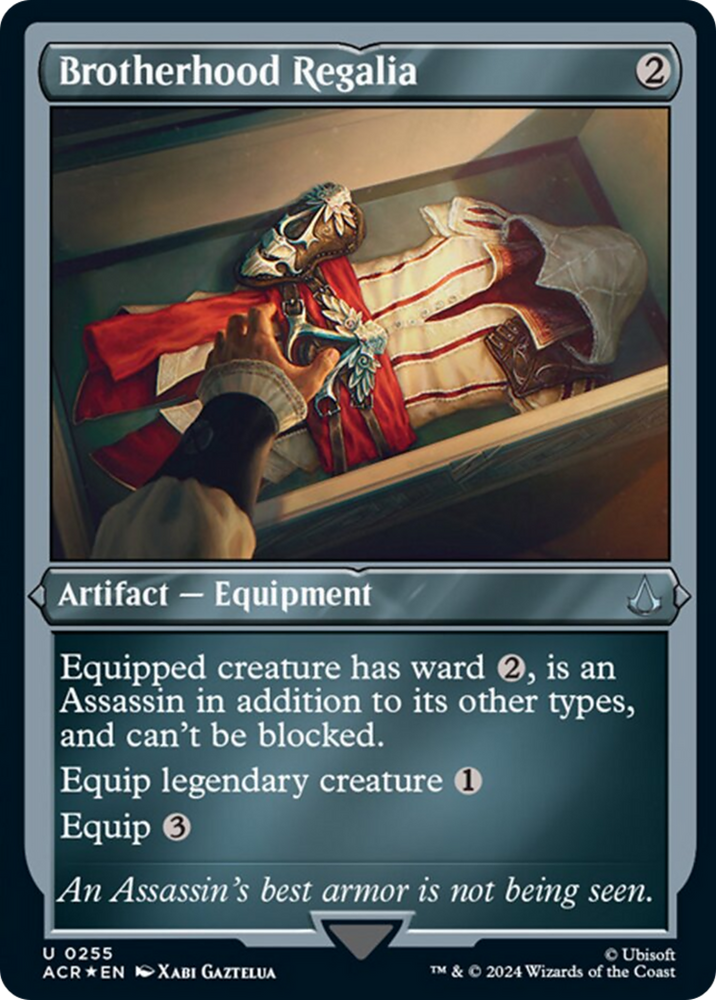 Magic | Brotherhood Regalia (Foil Etched) [Assassin's Creed] | The Nerd Merchant