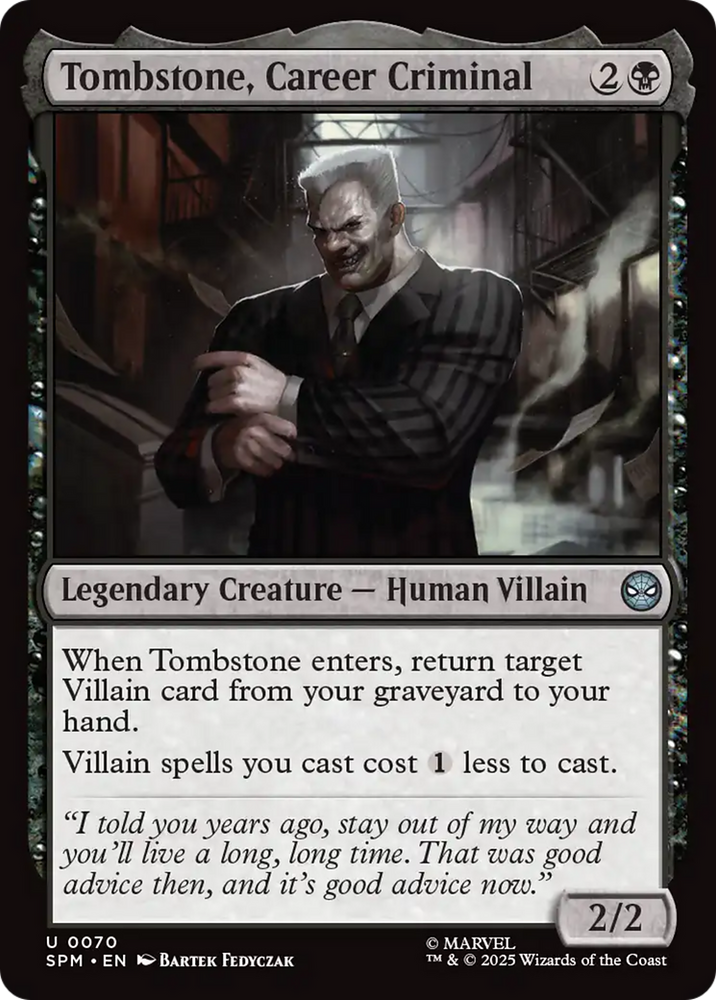 Magic | Tombstone, Career Criminal [Marvel's Spider-Man] | The Nerd Merchant