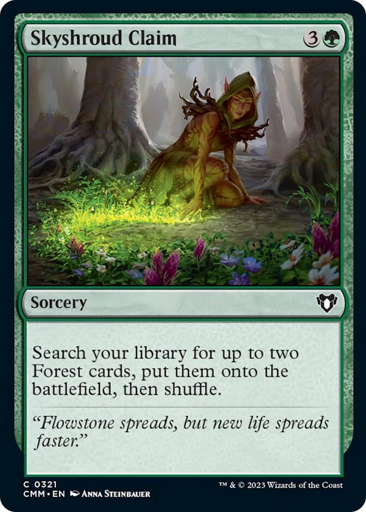 Magic | Skyshroud Claim [Commander Masters] | The Nerd Merchant
