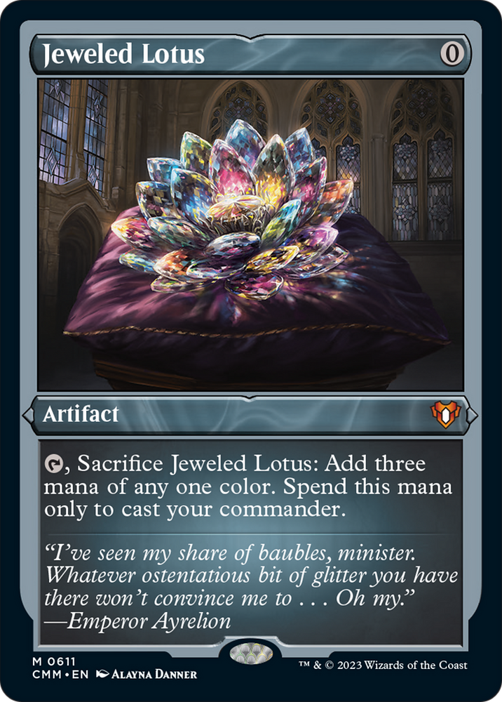 Magic | Jeweled Lotus (Foil Etched) [Commander Masters] | The Nerd Merchant