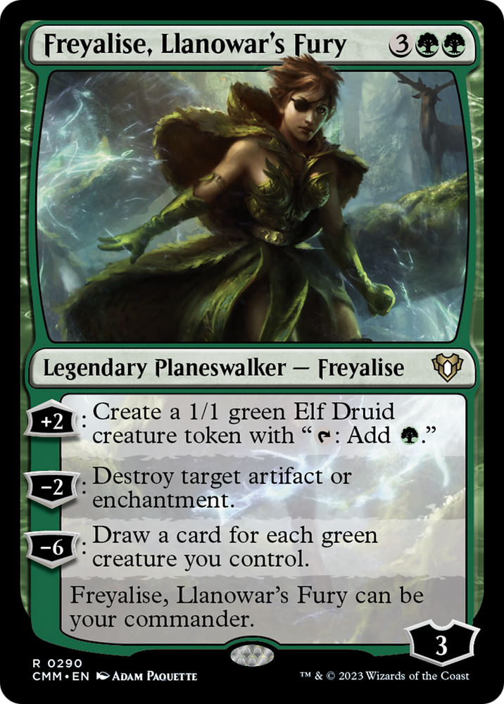 Magic | Freyalise, Llanowar's Fury [Commander Masters] | The Nerd Merchant