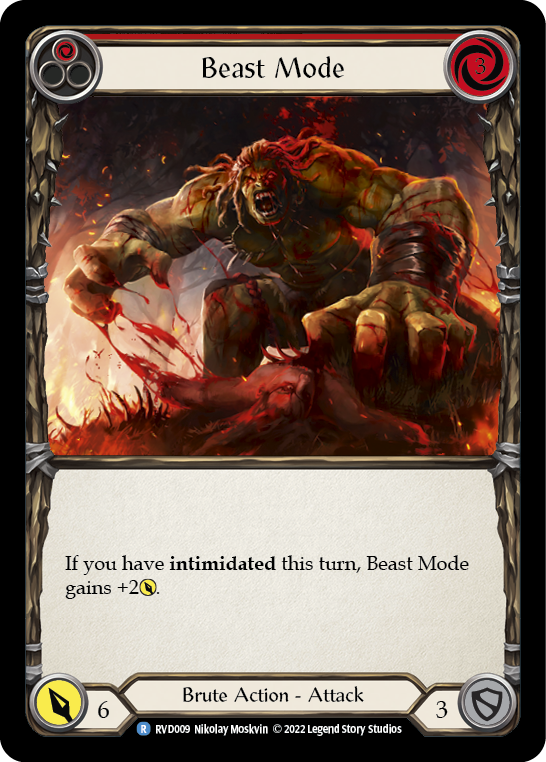 Flesh and Blood TCG | Beast Mode [RVD009] (Classic Battles: Rhinar vs Dorinthea) | The Nerd Merchant