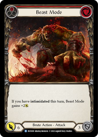 Flesh and Blood TCG | Beast Mode [RVD009] (Classic Battles: Rhinar vs Dorinthea) | The Nerd Merchant