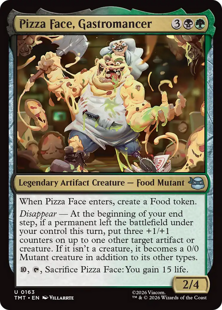 Magic | Pizza Face, Gastromancer [Teenage Mutant Ninja Turtles] | The Nerd Merchant