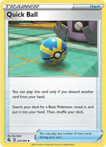 Pokemon | Quick Ball (237/264) [Sword & Shield: Fusion Strike] | The Nerd Merchant
