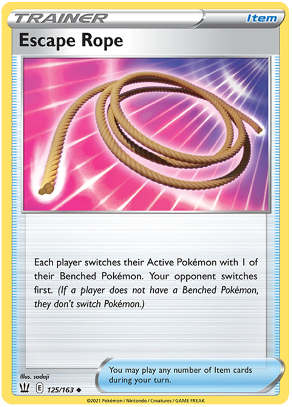 Pokemon | Escape Rope (125/163) [Sword & Shield: Battle Styles] | The Nerd Merchant