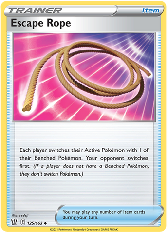Pokemon | Escape Rope (125/163) [Sword & Shield: Battle Styles] | The Nerd Merchant