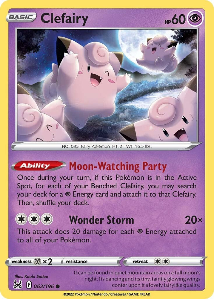 Pokemon | Clefairy (062/196) [Sword & Shield: Lost Origin] | The Nerd Merchant
