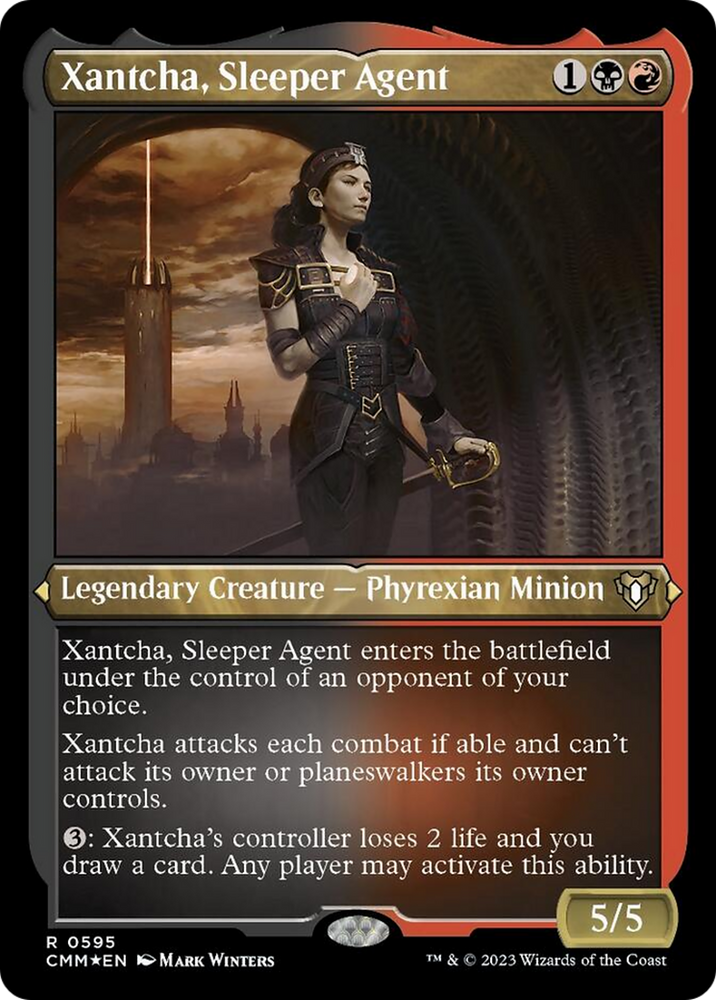 Magic | Xantcha, Sleeper Agent (Foil Etched) [Commander Masters] | The Nerd Merchant