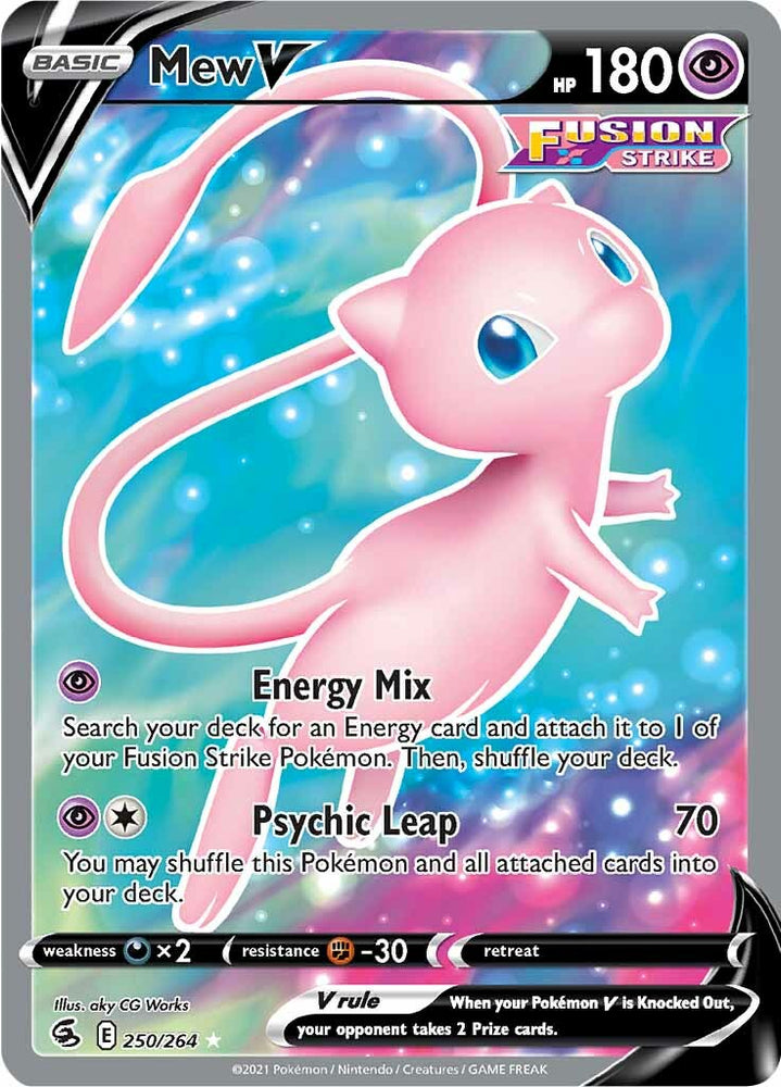 Pokemon | Mew V (250/264) [Sword & Shield: Fusion Strike] | The Nerd Merchant